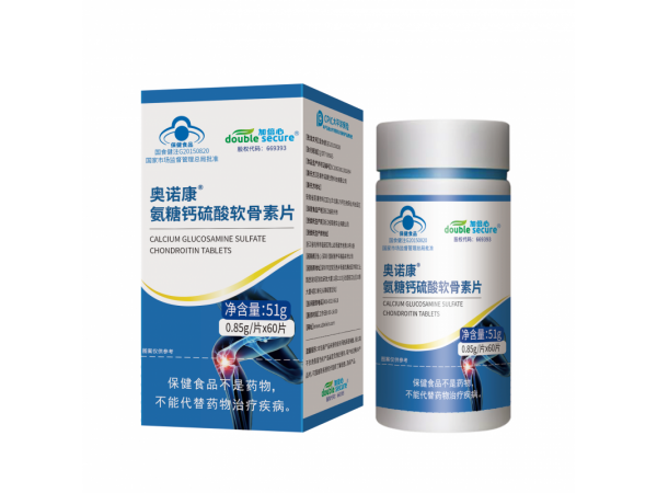 氨糖鈣硫酸軟骨素鈣片 (藍帽 六合一）